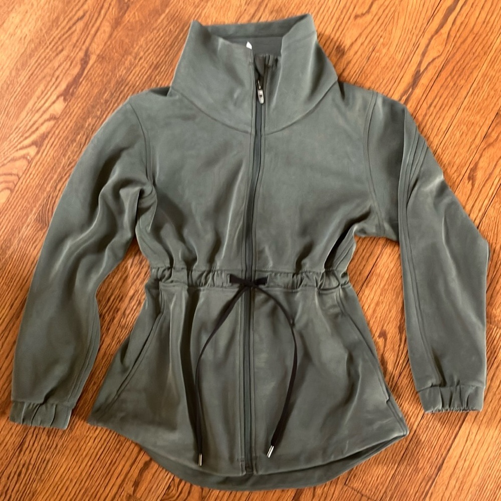 Lululemon scuba Green Zip-Up Jacket